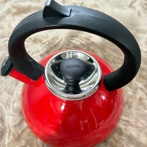 Copco Red Whistling Tea Kettle